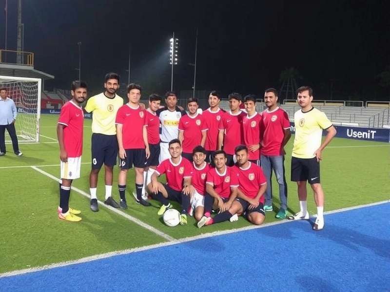 Youth academy training session